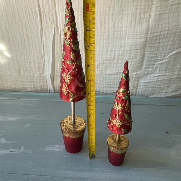 Christmas trees 2 table top - Picture 4 of 4